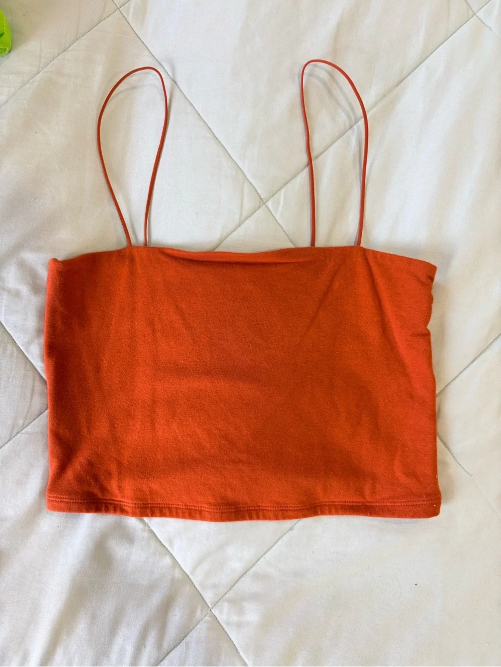 Aeropostale Orange Spaghetti Strap Crop Top
